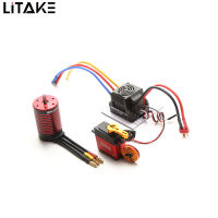 EastVita กันน้ำ 3660 มอเตอร์ไร้แปรง 2600kv/3100kv/3800kv/4200kv พร้อม 80a Brushless Esc 30 กก. เซอร์โวเข้ากันได้สำหรับ Traxxas Wltoys Rc รถ 1/8/1/10 Tamiya