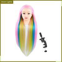 Moon Lighte Manikin หัวหุ่นหัวตุ๊กตาสำหรับฝึกทำผมเครื่องสำอางค์สำหรับการแต่งหน้าที่ม้วนผม