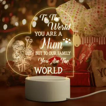 Christmas Gifts for Mom from Daughter Son- Mom Birthday Gifts Night Light