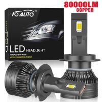 130W H7 Led H4 H1 H8 H11 9005 HB3 9006 HB4 LED Bulb 80000LM F5 Plus Car Headlight Canbus 3570 CSP Auto Turbo 6000K White 12V 24V Bulbs  LEDs  HIDs