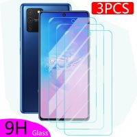 3pcs protective glass for Samsung S23 screen protector for Samsung Galaxy S 10lite Note 10 Lite s10lite Tempered Film 21 22