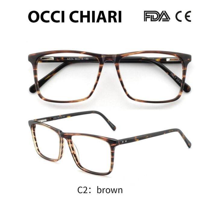 Occi Chiari Computer Glasses Frame Men Fashion Optical Eyeglasses