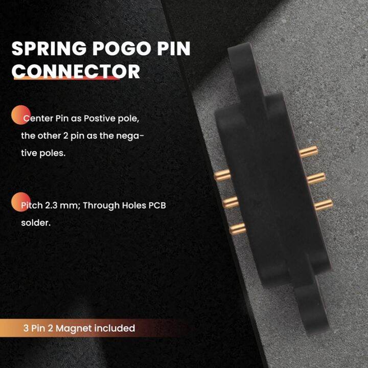 5-pairs-spring-loaded-magnetic-pogo-pin-connector-3-positions-magnets-pitch-2-3mm-through-holes-male-female-probe