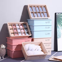 Underwear Storage Box with Lid Panties Socks Home Dormitory Cosmetic Sundries Storage Box Organizer Closet Drawer Organizer