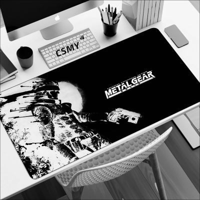 Metal Gear Solid Anime Mouse Pad Gamer Computer Accessories Mausepad Gaming Keyboard Deskmat Rubber Mat Mousepad Mats Pc Cabinet Basic Keyboards