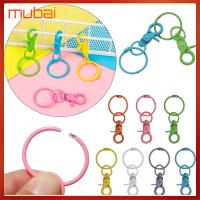 MUBAI โลหะ แหวนแยก DIY พวงกุญแจ กุ้งก้ามกราม ปลอกคอ Carabiner Snap สายรัดกระเป๋า ตะขอ