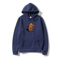 Angry Beavers Dagget Dag Cartoon Ar MenS (WomanS Available) Grey Outerwear Funny Design Hoody