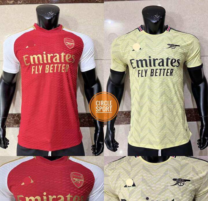 (Home/Away) Arsenal Jersey Leak Player Issue 23/24 EPL Football Jersey ...