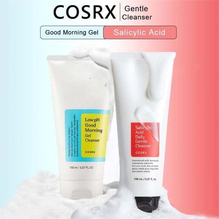 Cosrx Salicylic Acid Daily Mild Facial Cleanser&Low pH Morning gel
