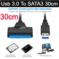 สาย USB Sata Cable Sata 3 To Usb 3.0 Adapter Computer Cables Connectors Usb Sata Adapter Cable Support 2.5 Inches Ssd Hdd Hard Drive ( 30cm , 50cm )