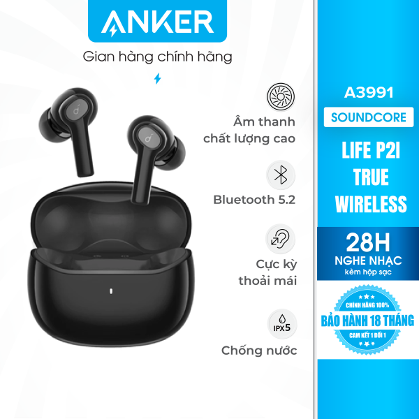 Tai nghe không dây SoundCore (by Anker) Life P2i True Wireless (TWS)