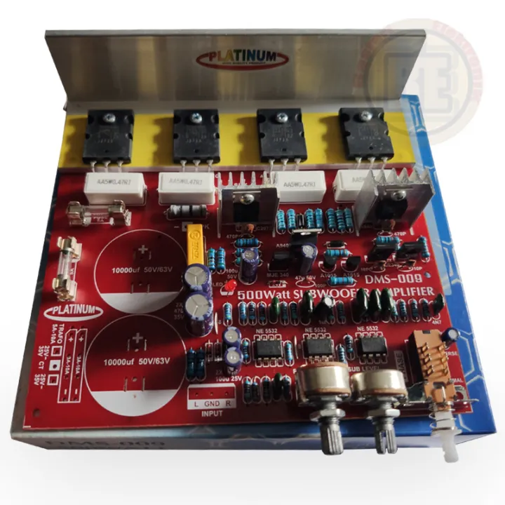 KIT POWER SUBWOOFER 500W DMS009 PLATINUM AMPLIFIER SUBWOOFER DMS 009