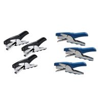 3 Pieces Heavy Duty Plier Stapler Office Stapler Hand Hold Stapler 50 Sheet Capacity Desk Stapler for Home School