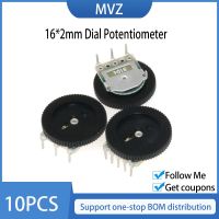 【CW】 10pcs tuning potentiometer B102 B103 B203 B503 B1K B10K B20K B50K 3Pin 16x2mm Potentiometer