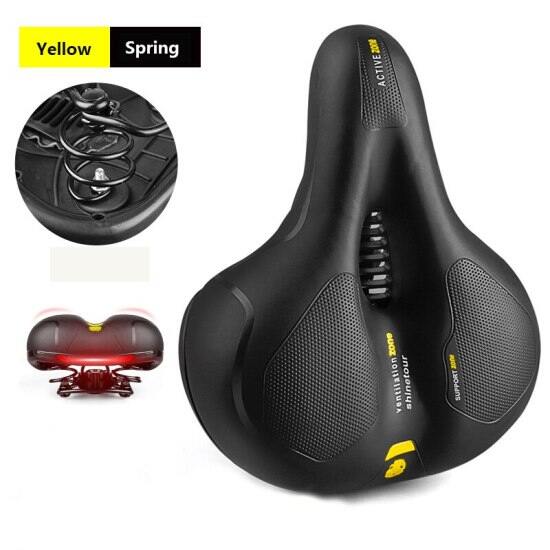 Chống sốc phản quang rỗng yên xe đạp xe đạp mtb ghế thoáng khí chống mưa - ảnh sản phẩm 6