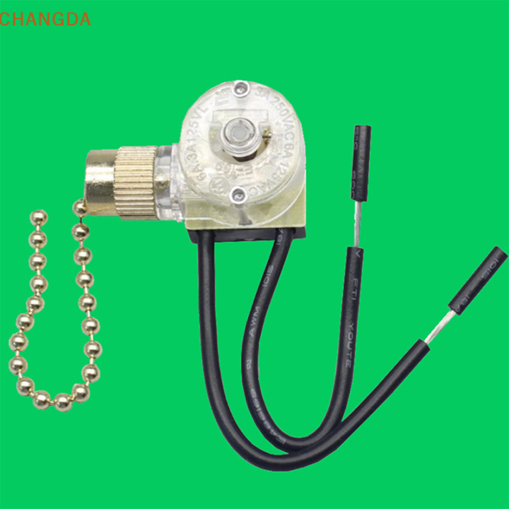 💖【Lowest price】CHANGDA 2pcs Wall Light Pull SWITCH Home พัดลมเพดาน