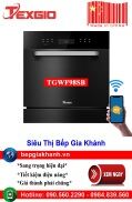 Máy rửa bát 8 bộ Texgio TGWF98SB kết nối WIFI thông minh qua Smartphone