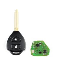 Xhorse XKTO05EN Universal Wire Remote Key Fob Flip 2 Button for Toyota Style for VVDI Key Tool 5Pcs/Lot