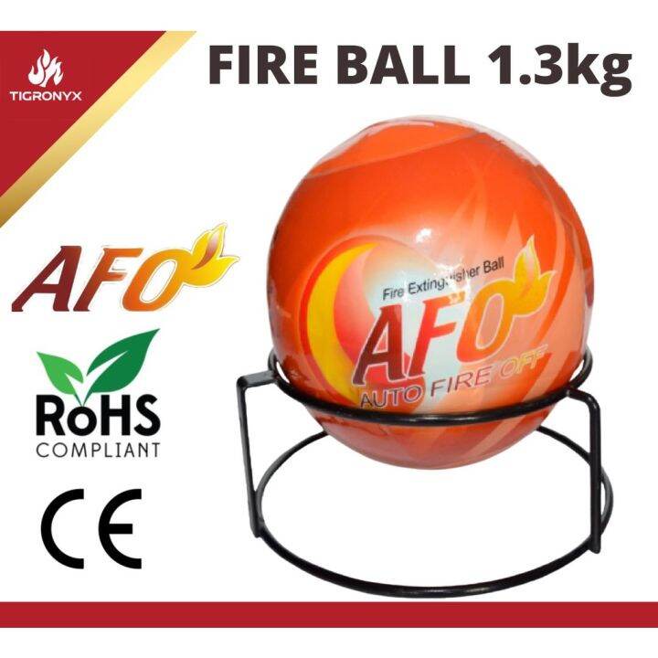 Fire Extinguisher Ball Auto Fire Off (AFO) 1.3kg with Rack Lazada PH