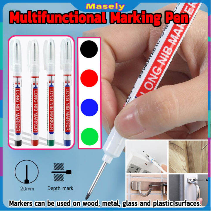 Masely 20mm Waterproof Permanent Marker Multifunctional Long Head Oily