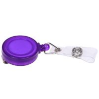 Retractable Ski Pass ID Card Badge Holder Key Chain Reels With Clip