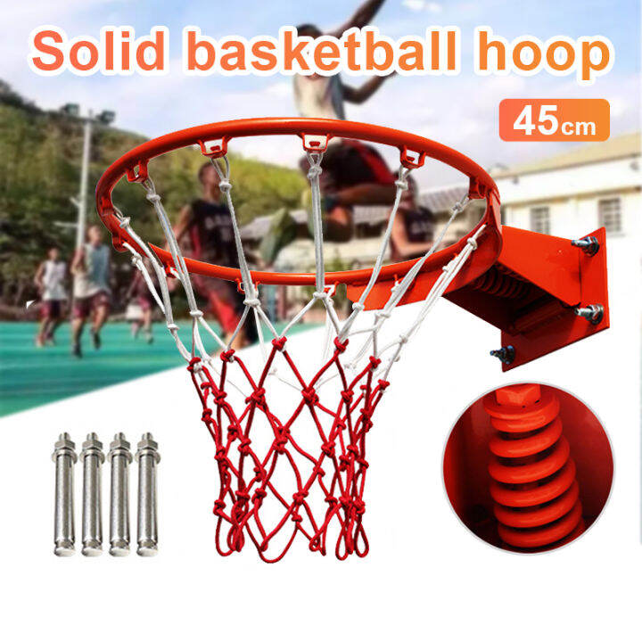 Basketball Ring Hoops 18inch with Nets Screws for Outdoor Lazada PH