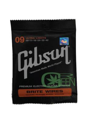 สายของกีตาร์ไฟฟ้า(Gibson)เบอร์9 Ultra Light  - 009,011,016,024w,032w,042w ลอตแท้ส้ม