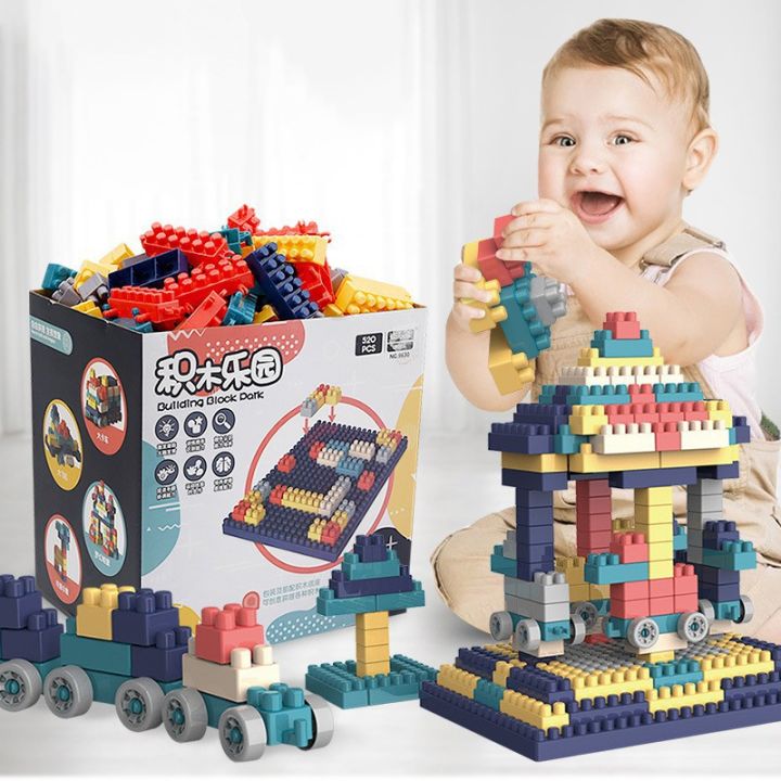 Bộ Đồ Chơi Xếp Hình 520 Chi Tiết Khối Nhựa - Trò Chơi Lắp Ráp Lego Cho Bé  Mẫu Giáo Tiểu Học | Lazada.Vn