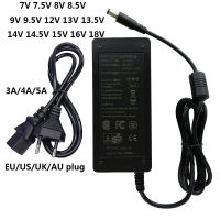 13V 13.5V 14V 14.5V 15V 16V 18V AC DC Adapter แหล่งจ่ายไฟ3A 4A 5A 7V 7.5V 8V 8.5V 9V 9.5V 12V Switching Adapter 5.5*2.5มม.