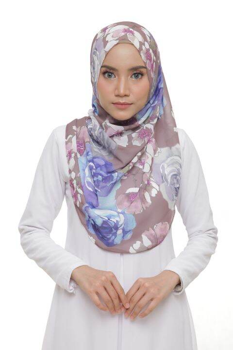 benang hijau instant shawl
