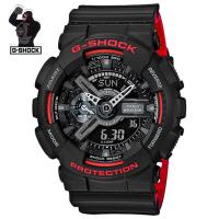 นาฬิกาข้อมือผู้ชายCASIOGSHOCK สายเรซิ่น รุ่น GA-110HR-1A(Red and black)