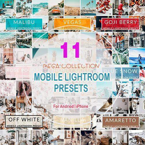 11 Mobile Lightroom Presets Mega Collections for Andriod & IOS