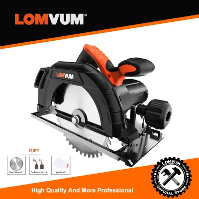 LOMVUMเลื่อยวงเดือนไฟฟ้า7นิ้ว220 W,เลื่อยไฟฟ้าเครื่องตัดงานไม้1500 V
