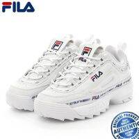 Fila รองเท้าผ้าใบสีดำสำหรับทั้งชายและหญิง,เทปคาร์บอน2ชิ้น FS1HTB1092X (Note: One Size-Up)