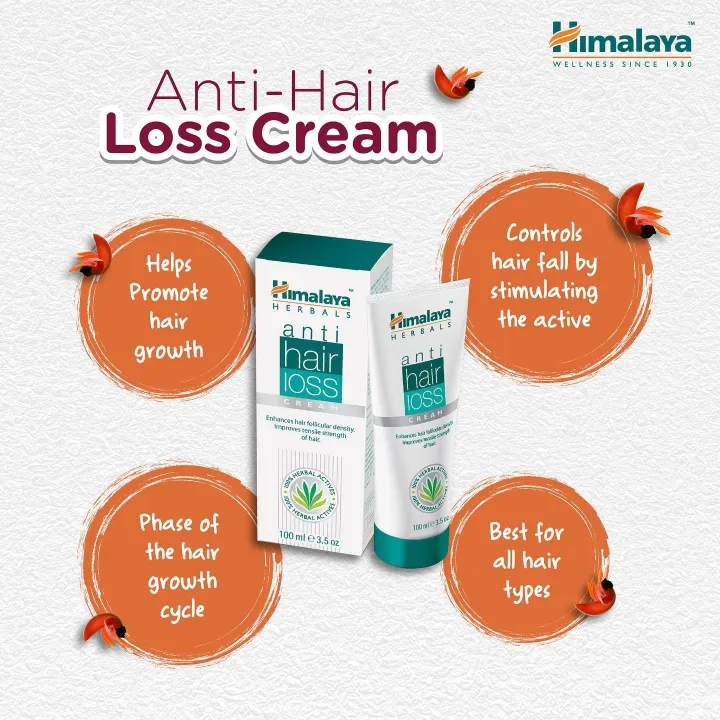 Himalaya Anti Hair Loss Cream 100ml Lazada