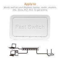 3.0 5พอร์ตเชื่อมต่อสวิทช์อีเธอร์เน็ต S plitter สวิทช์ที่แนบมา101001000Mbps RJ45 HUB LAN อินเทอร์เน็ตอะแดปเตอร์ Minin สวิทช์เครือข่าย