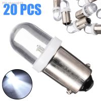 20pcs T11 LED Light T4W BA9S H6W 1895 SMD LED 12V Turn Signal Dashboard Lights Bulb White Automobile Car Lamp