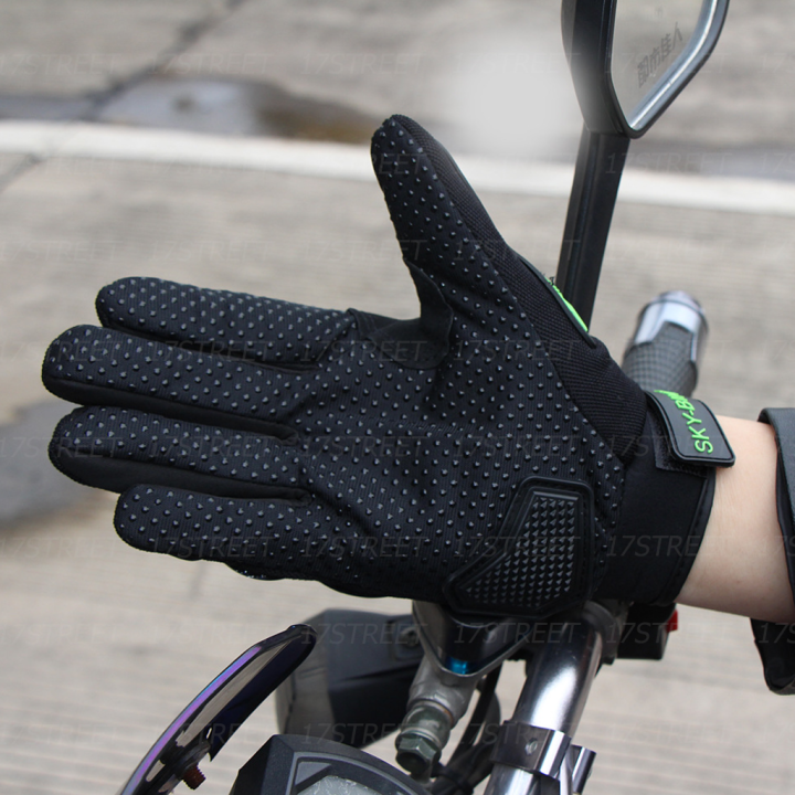 ถุงมือขี่มอเตอร์ไซค์-ถุงมือมอเตอร์ไซค์-ถุงมือขับมอเตอร์ไซค์-ถุงมือขับรถ-sky-biker
