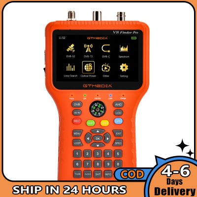 【มาใหม่】ตัวค้นหา V8 Dvb-s2 Pro T2 C Ahd Atsc Hd Star Finder Satellite Finder Meter T2 Terrestrial Meter Spectrum Analyzer