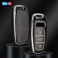 เคส Kunci Remote Mobil TPU แบบนิ่ม,สำหรับ Audi สำหรับ A7 A6 A8 Q5 Q7 Q8 C8ที่ใส่อุปกรณ์ป้องกันอุปกรณ์เสริม Fob