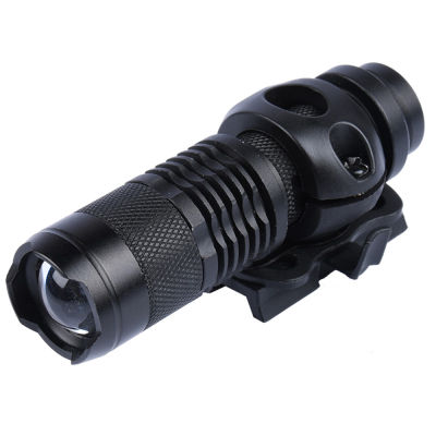 Tactical Military Fast Helmet Light escopic Zoom Flashlight Helmet Scout Light With Flashlight Single Clamp Holder