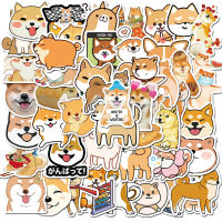 Cute Animal Cute Shiba Inu Puppy Graffiti Aesthetic Sticker Luggage Skateboard Laptop School Stationery Decoration 50PCS