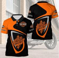 Harley-Davidson Polo 3D POLO shirt Harlay-Davidson Motorcycle Cycles xzx180305 Polo POLO shirt Fremium - Razkacollection  083