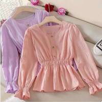 Womens Casual Shirt Fashion New Long-sleeved Comfortable Loose Top