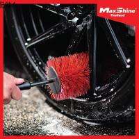 ❊แปรงล้างล้อ แปรงทำความสะอาดล้อ - Maxshine Handle Wheel Brush Series Red✳