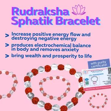 Buy Online Sphatik Mala in Thread with 6mm to 8mm Beads - Rudraksha Ratna -  Rudra Centre
