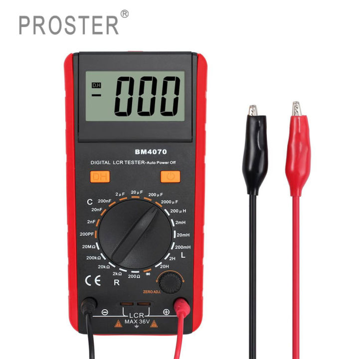 Proster BM4070 LCR Meter Capacitance Inductance Resistance Tester Self ...