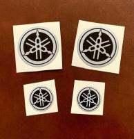 3D embossed stickers for classic bikes diapason black Gray