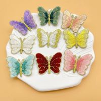 Colorful Butterfly Applique Sewing Embroiderey Patch For Cloth Stiker DIY Cartoon Embroidered Patches On Clothes Fashion Patch