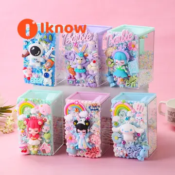 DIY Cream Glue Kits Hair Clips Cuckoo Card Decor Handmade 3D